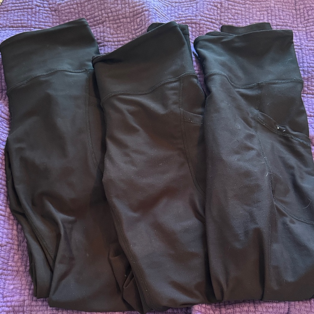 Old Navy Powersoft High-Rise Black Leggings
